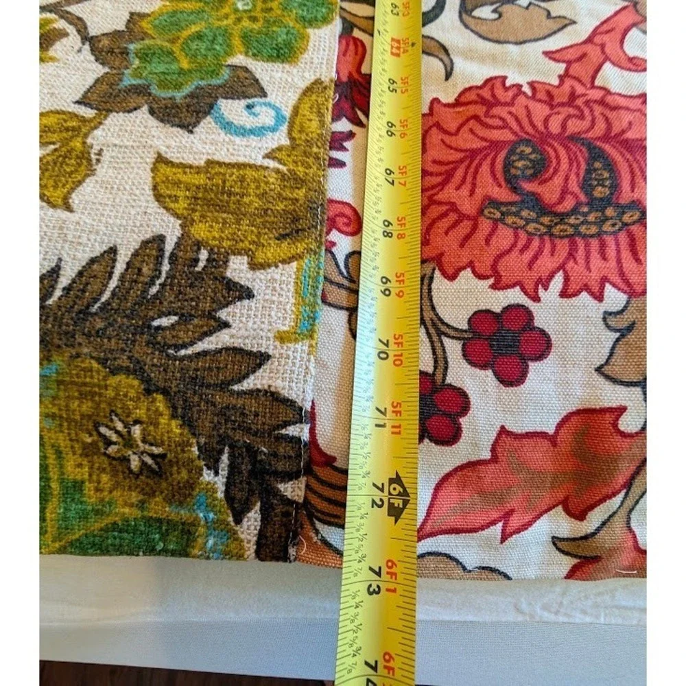 VTG Retro Patchwork Blanket -made from upholstery samples- Double-Sided Boho